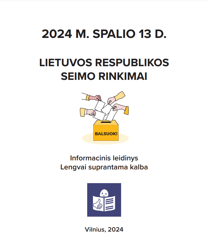 Apie Seimo rinkimus – lengvai suprantama kalba